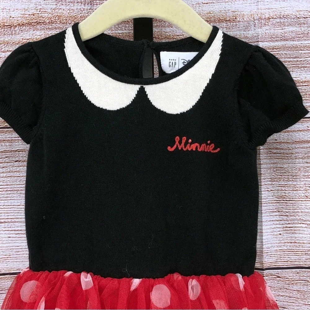 Gap × Disney Baby Minnie Mouse Tulle Dress Size 12-18 Months